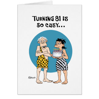 81 Years Birthday Cards | Zazzle