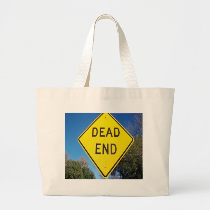 Turning around is also success   dead end tote bags
