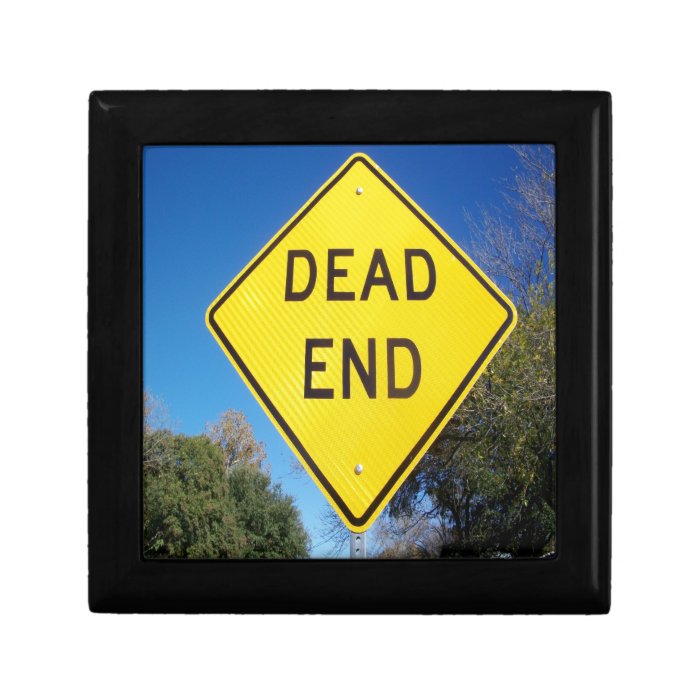 Turning around is also success   dead end jewelry boxes