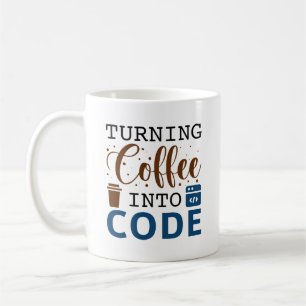 Turning Coffee Into Code Coffee Mug