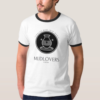 Turning Mud into Magic Pottery Wheel Emblem T-Shirt