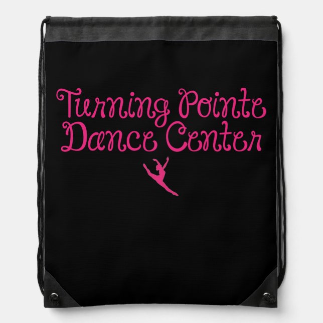 Turning Pointe Draw-string Bag (Front)