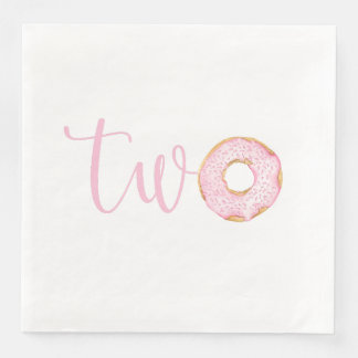 Turning Two Donut Napkin