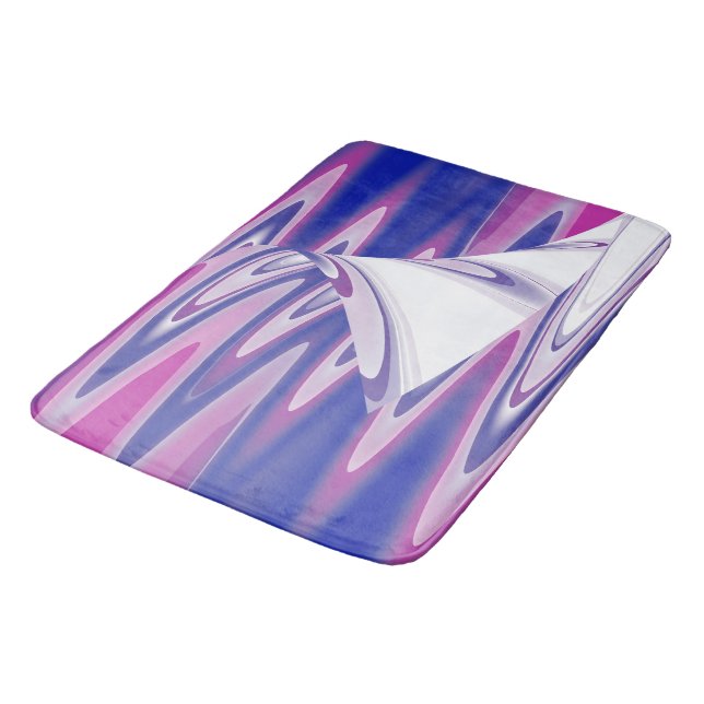 Turning waves bath mat (Angled)