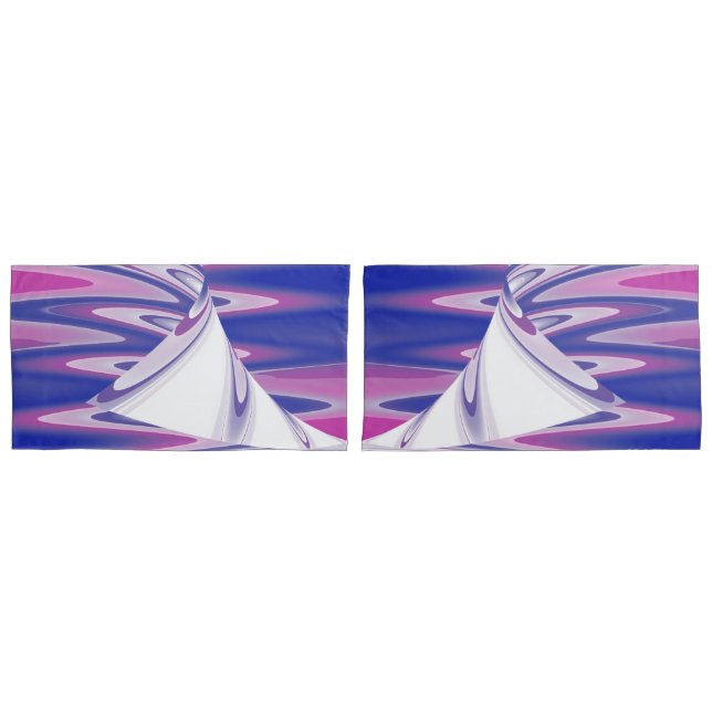 Turning waves pillow case (Front-Set)