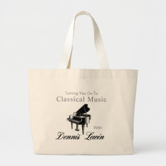 Turning You On To Classical Music Large Tote Bag