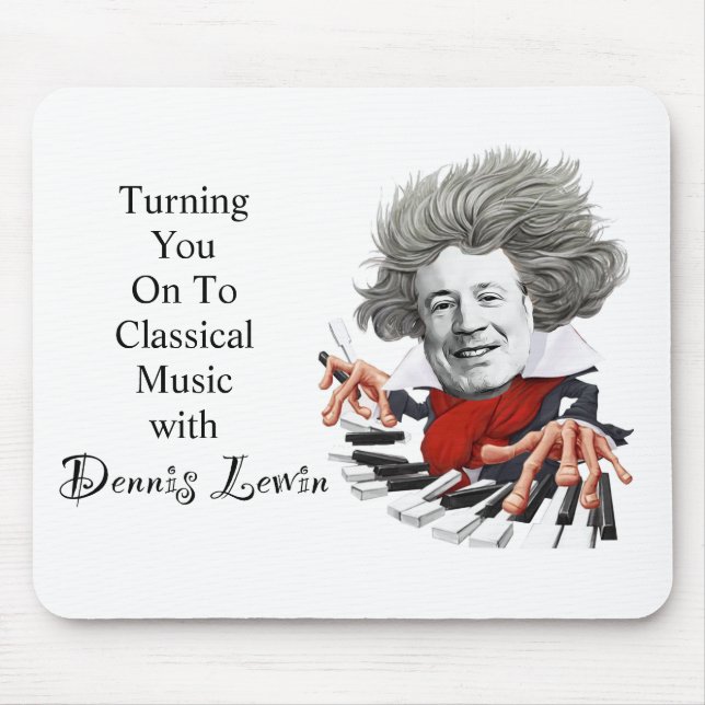 Turning You On To Classical Music Mouse Pad (Front)