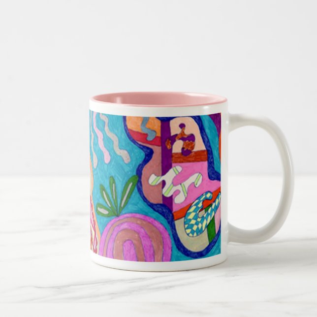 Turnip, Abstract Art Mug (Right)