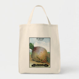 Turnip Seed Packet Label Tote Bag