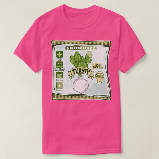 Turnip seeds T-Shirt (Design Front)