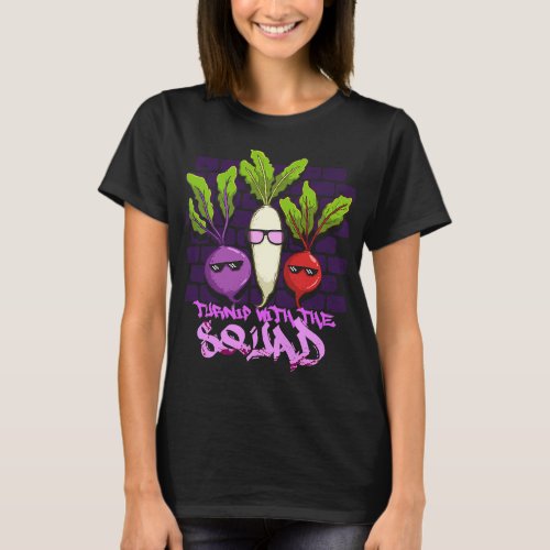 Turnip Squad Lovers Shirt Vegan Lover Vegetarian