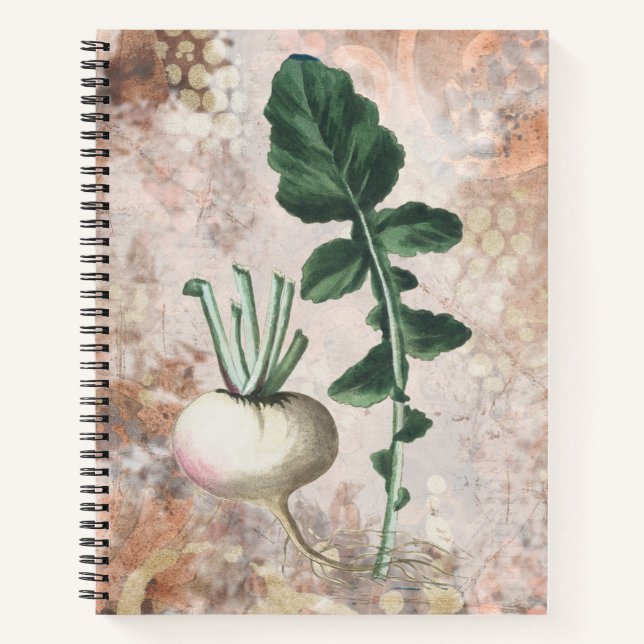 Turnip Vegetable Gardener's Notebook (Front)