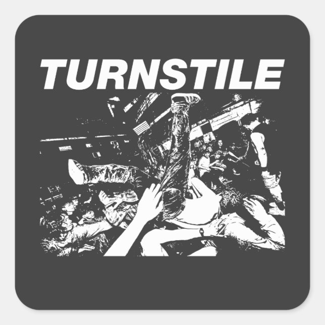 Turnstile  square sticker (Front)