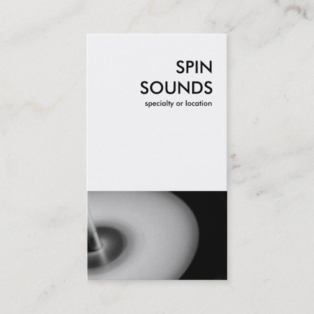 turntable business card (Front)
