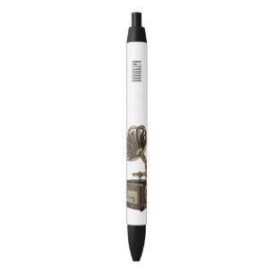 Turntable cartoon illustration pen