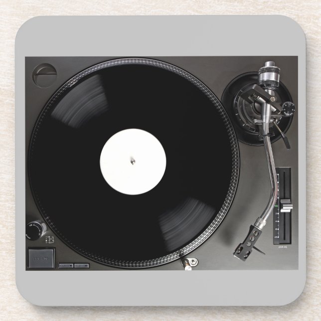 Turntable for the Audiophile Beverage Coaster (Front)