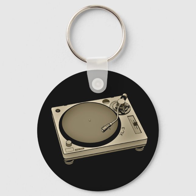 Turntable Keychain (Front)
