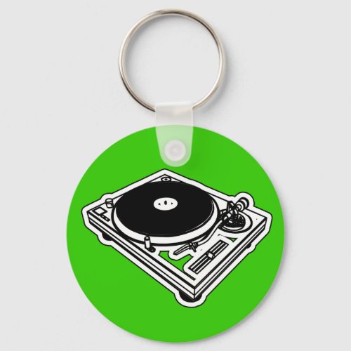 Turntable Keychain