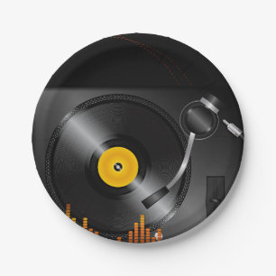 Turntable Paper Plates