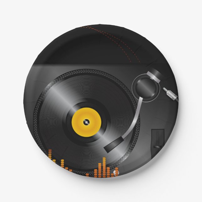 Turntable Paper Plates (Front)