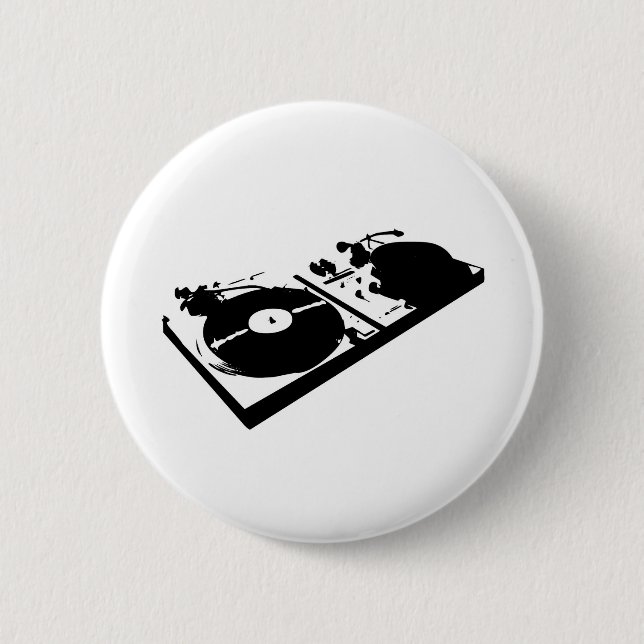 Turntable Pinback Button (Front)