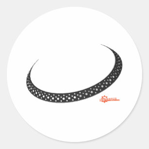 Turntable Platter - DJ Djing Disc Jockey Music Classic Round Sticker