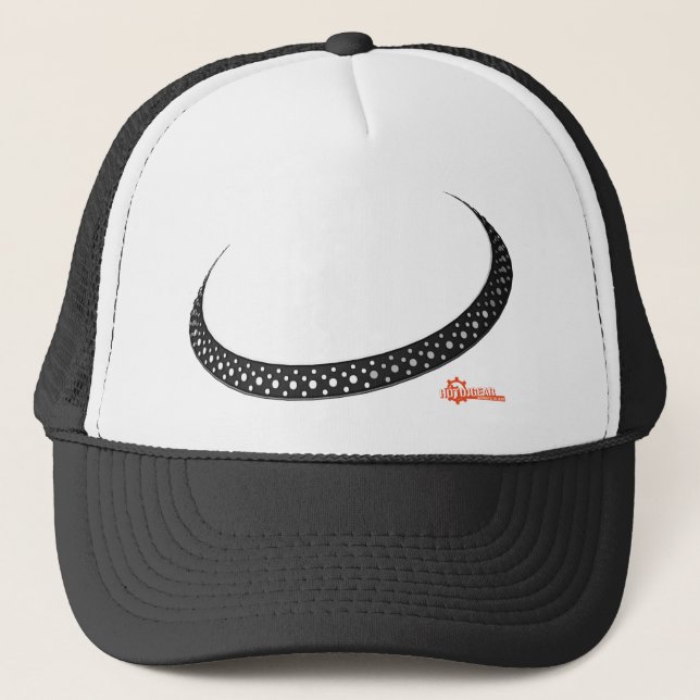 Turntable Platter - DJ Djing Disc Jockey Music Trucker Hat (Front)