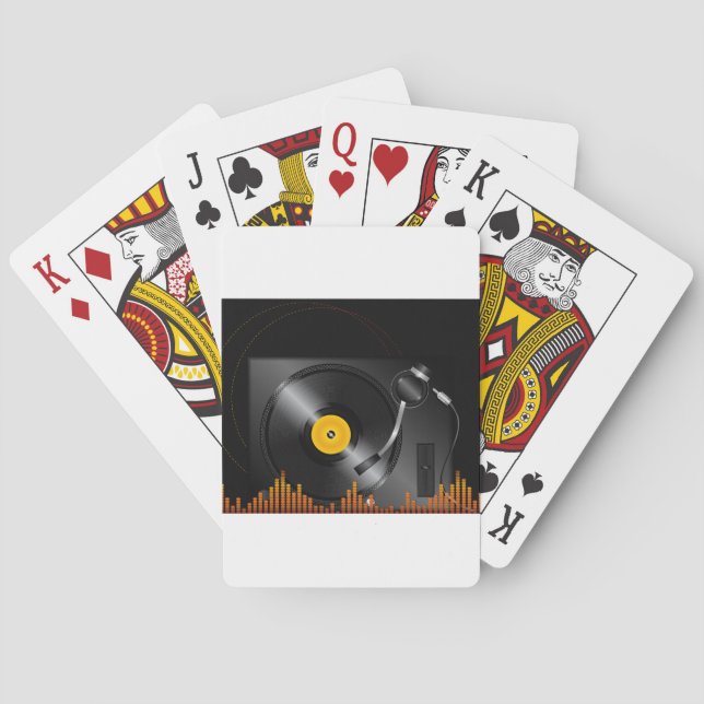 Turntable Playing Cards (Back)