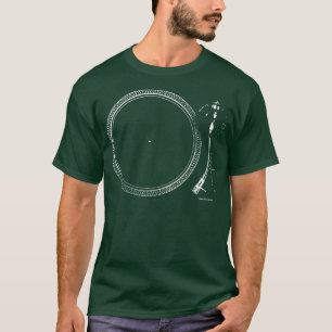 Turntable Retro Music Vintage Audio Vinyl Record P T-Shirt