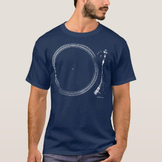 Turntable Retro Music Vintage Audio Vinyl Record P T-Shirt