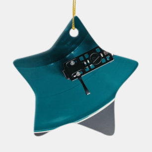 Turntable Vinyl Record Album Music Ceramic Ornament