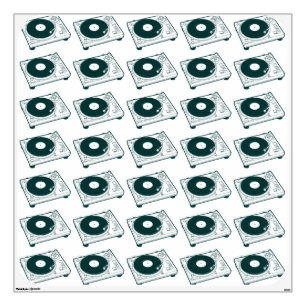 Turntable Wall Sticker
