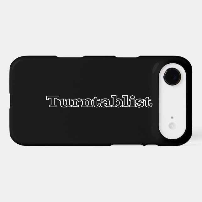 Turntablist Case-Mate iPhone Case (Back (Horizontal))