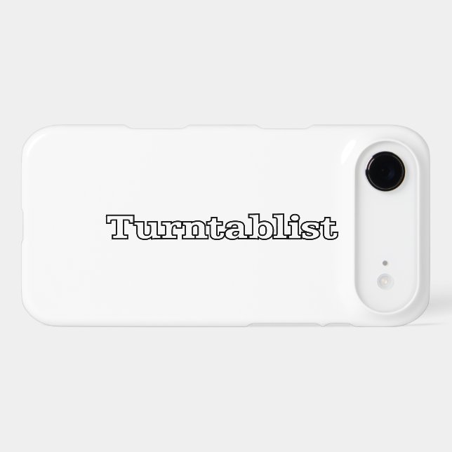 Turntablist Case-Mate iPhone Case (Back (Horizontal))