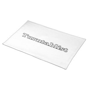 Turntablist Cloth Placemat