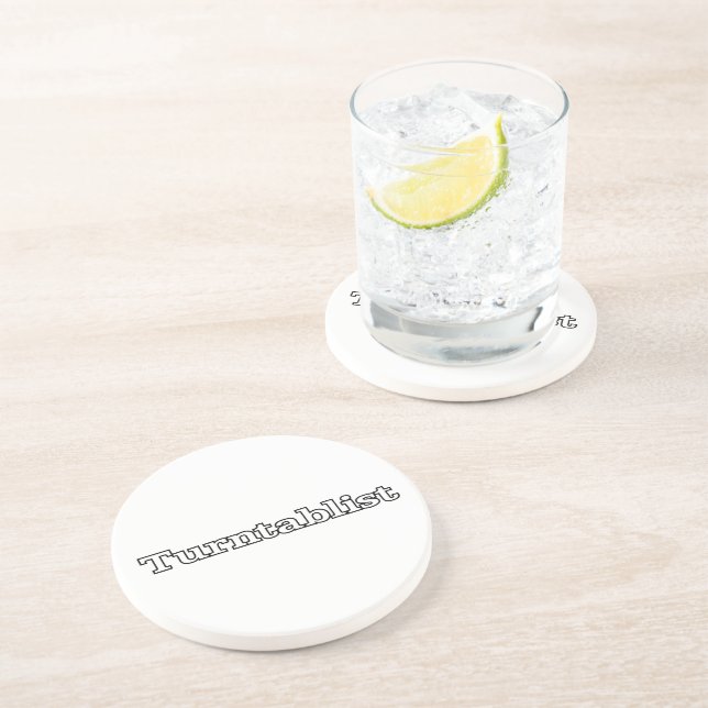 Turntablist Drink Coaster (Side)