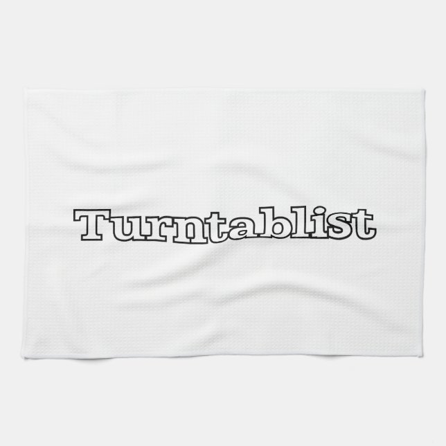 Turntablist Kitchen Towel (Horizontal)