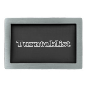 Turntablist Rectangular Belt Buckle