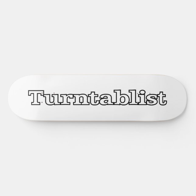 Turntablist Skateboard (Horz)