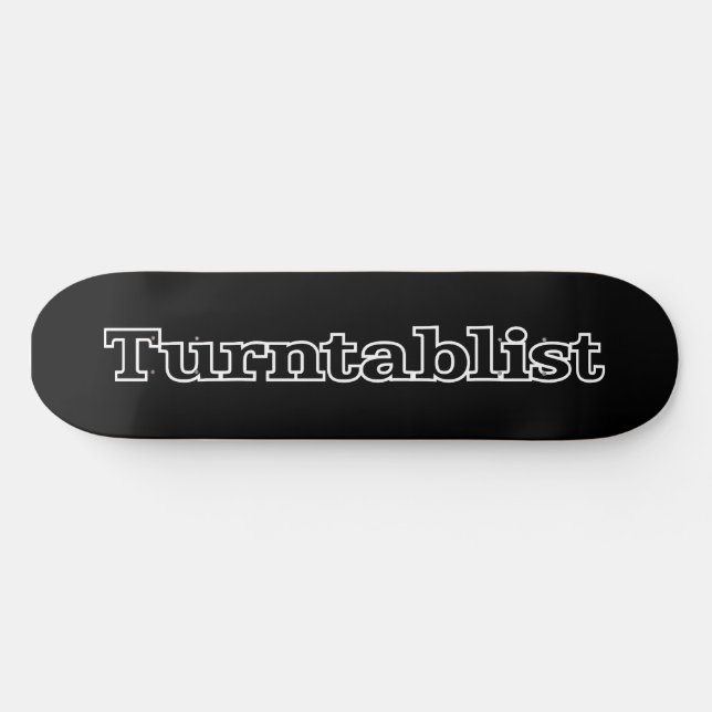 Turntablist Skateboard Deck (Horz)