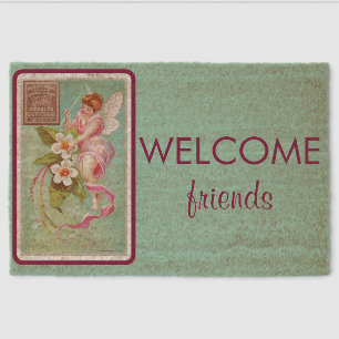 Turqoise Fairy Dust Coir Mat