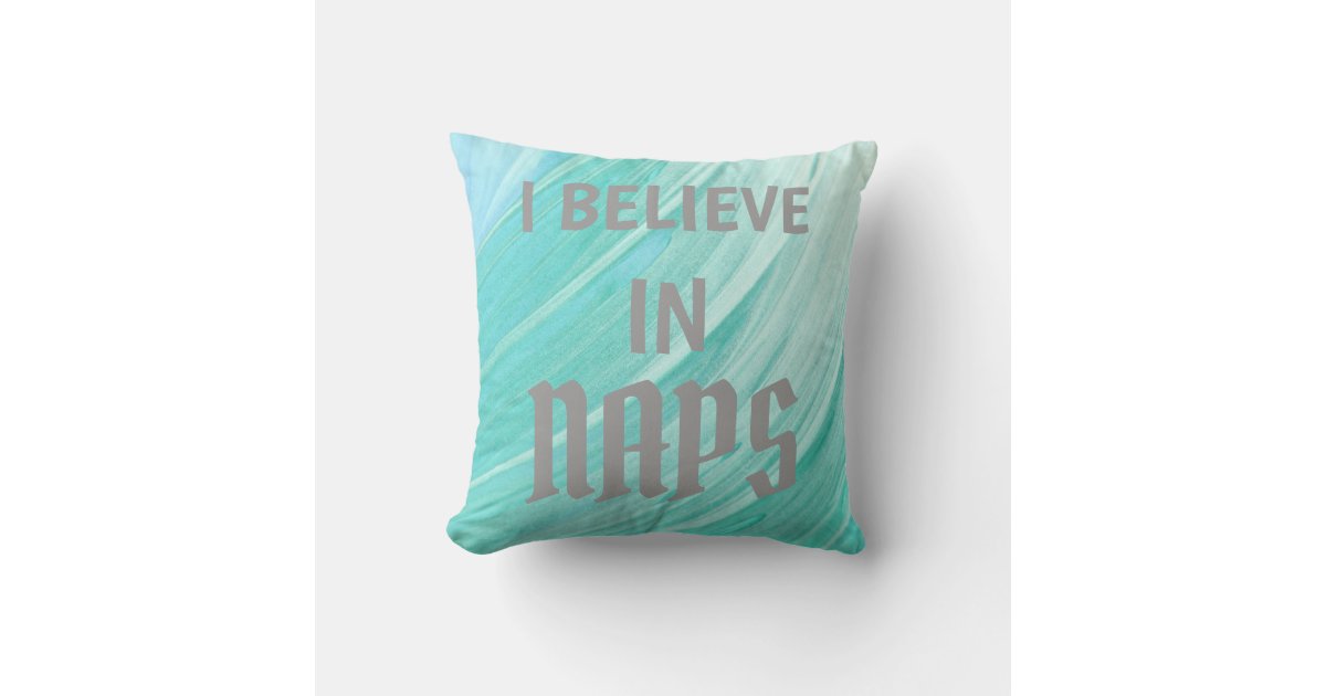 Turqoise wave throw pillow | Zazzle