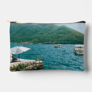 Turqouise waters of Perast - Montenegro Accessory Pouch