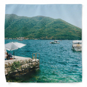 Turqouise waters of Perast - Montenegro  Bandana