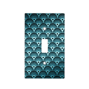 Turquise,art deco,vintage,beautiful,pattern,cute,b light switch cover
