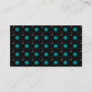 Turquoise 3D Illusion Unusual Business Card 3