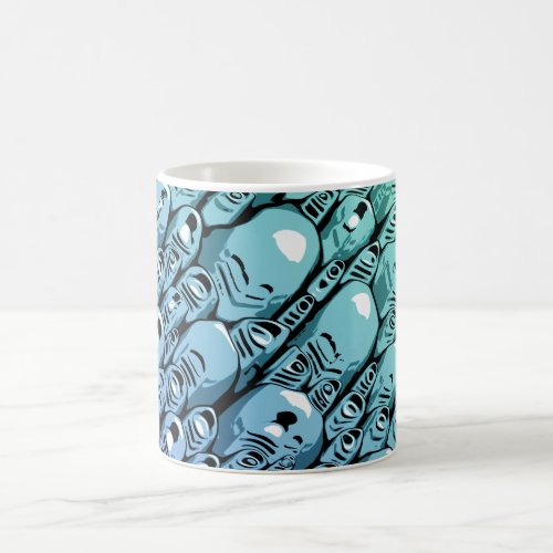 Turquoise Abstract Coffee Mug