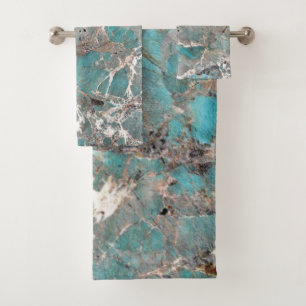 Turquoise Amazonite Bath Towel Set