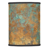 Turquoise And Copper Lamp Shade (Front)