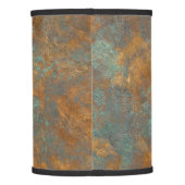 Turquoise And Copper Lamp Shade (Back)